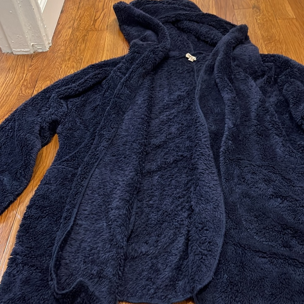 Hive & Thread Plush Sherpa Blanket Cardigan - Picture 4 of 6